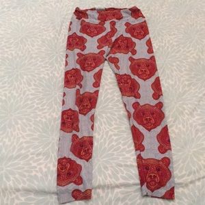 Lularoe mosaic bear leggings